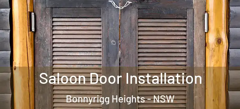  Saloon Door Installation Bonnyrigg Heights - NSW