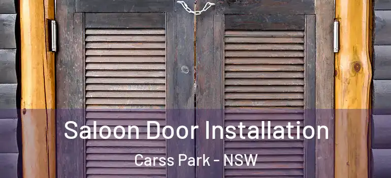  Saloon Door Installation Carss Park - NSW