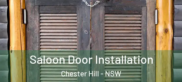  Saloon Door Installation Chester Hill - NSW