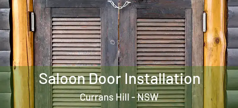  Saloon Door Installation Currans Hill - NSW