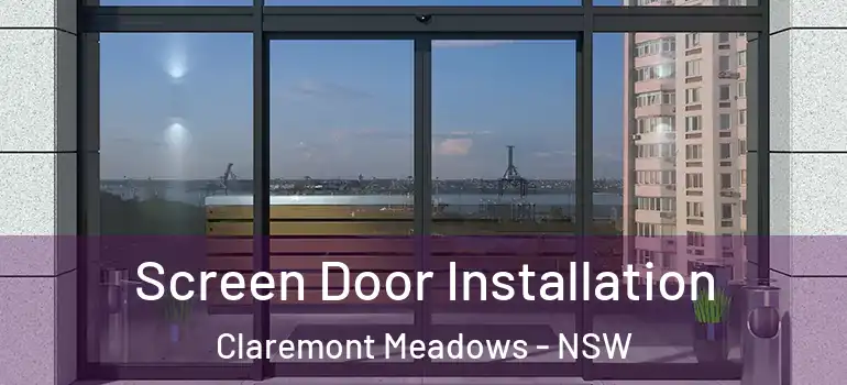  Screen Door Installation Claremont Meadows - NSW