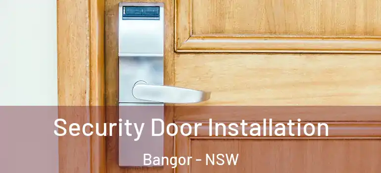  Security Door Installation Bangor - NSW