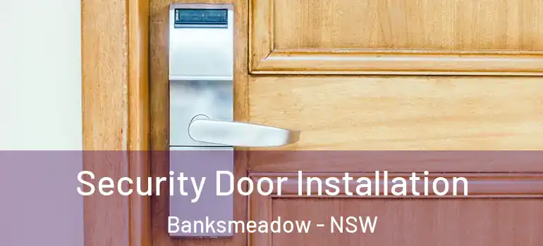 Security Door Installation Banksmeadow - NSW