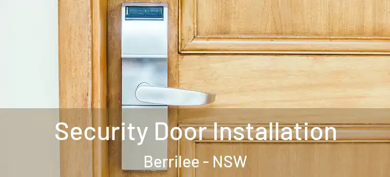 Security Door Installation Berrilee - NSW