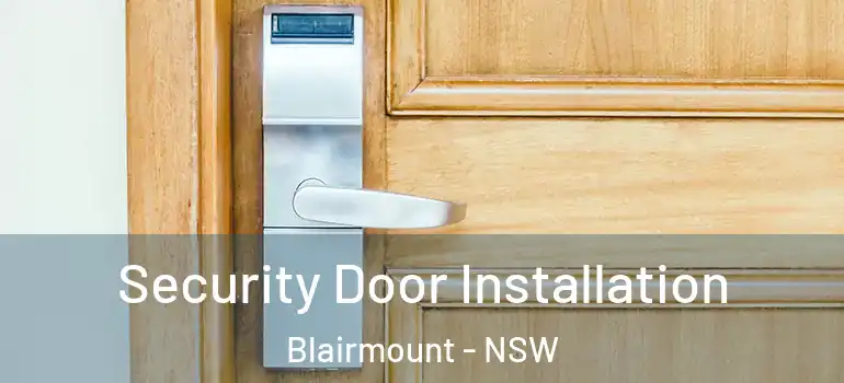 Security Door Installation Blairmount - NSW