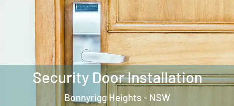 Security Door Installation Bonnyrigg Heights - NSW
