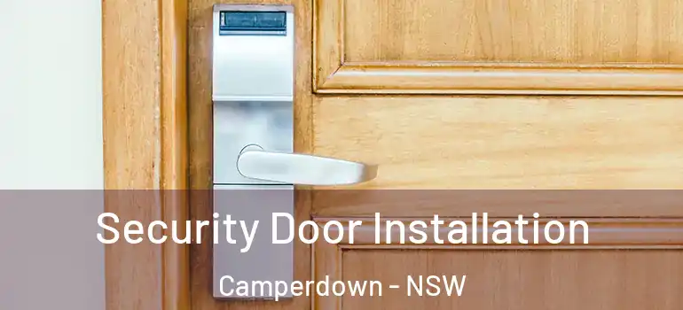 Security Door Installation Camperdown - NSW