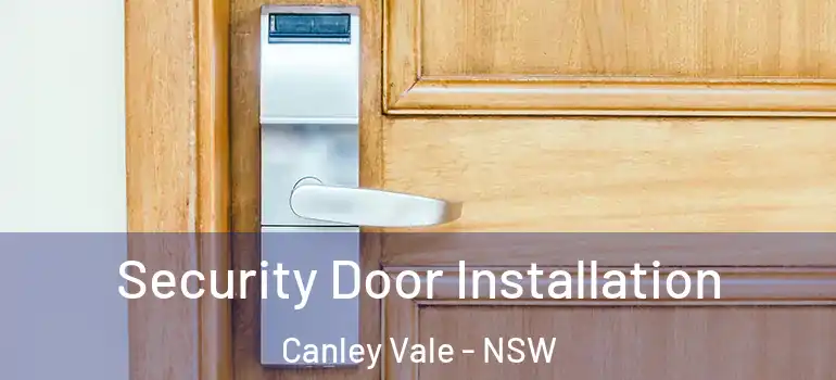Security Door Installation Canley Vale - NSW