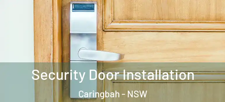 Security Door Installation Caringbah - NSW