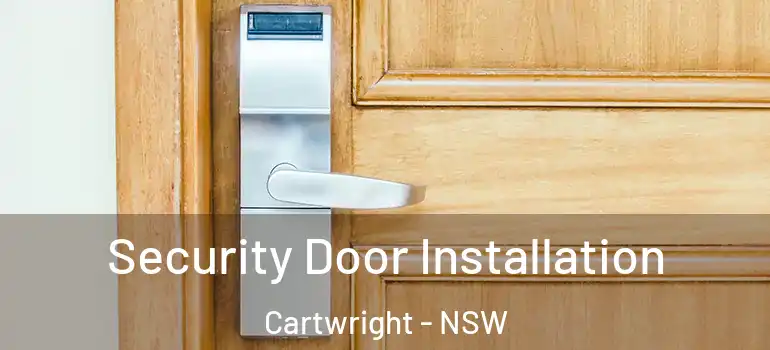  Security Door Installation Cartwright - NSW