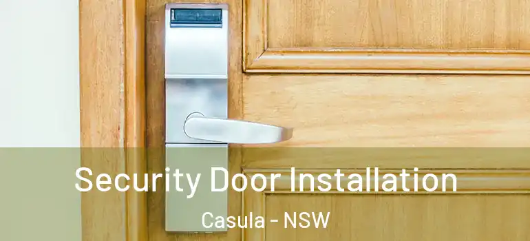 Security Door Installation Casula - NSW