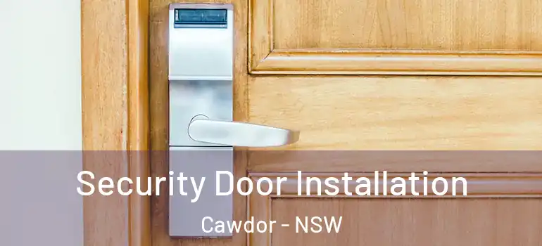 Security Door Installation Cawdor - NSW