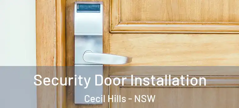  Security Door Installation Cecil Hills - NSW