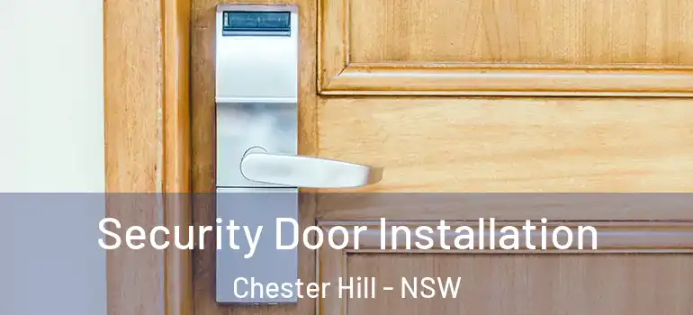 Security Door Installation Chester Hill - NSW