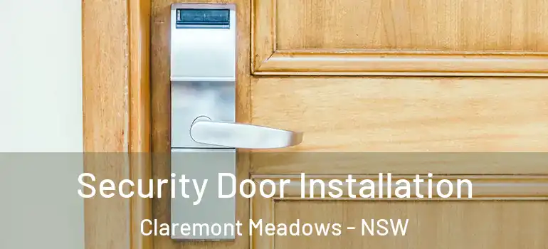 Security Door Installation Claremont Meadows - NSW