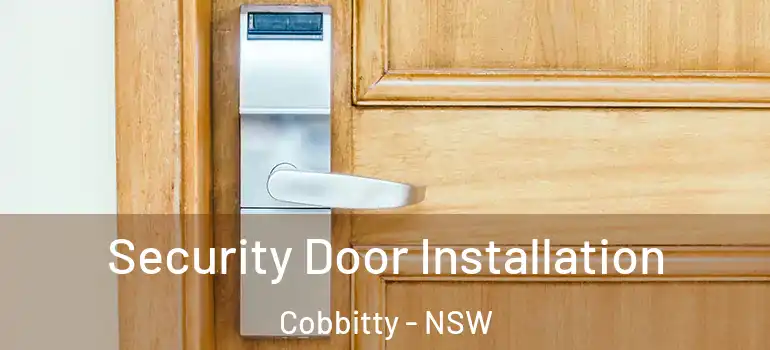 Security Door Installation Cobbitty - NSW