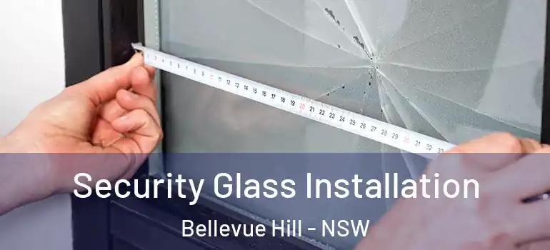 Security Glass Installation Bellevue Hill - NSW