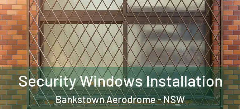Security Windows Installation Bankstown Aerodrome - NSW