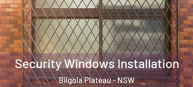 Security Windows Installation Bilgola Plateau - NSW
