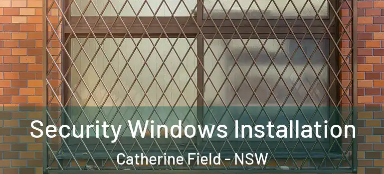 Security Windows Installation Catherine Field - NSW