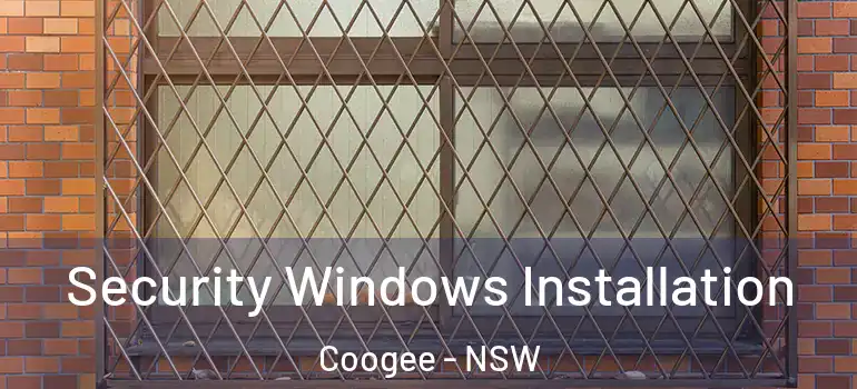 Security Windows Installation Coogee - NSW