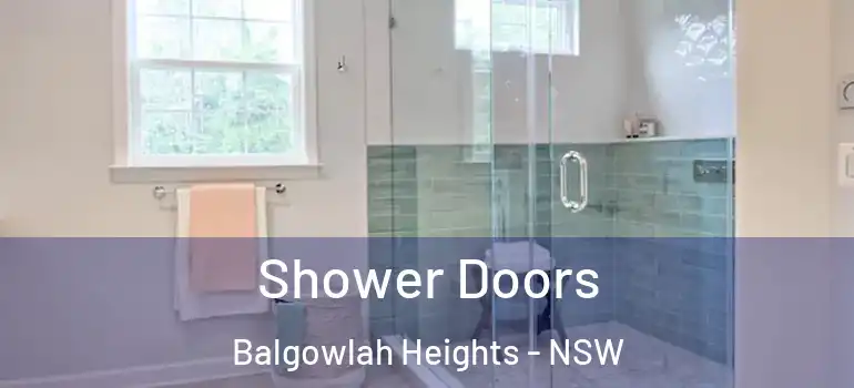 Shower Doors Balgowlah Heights - NSW