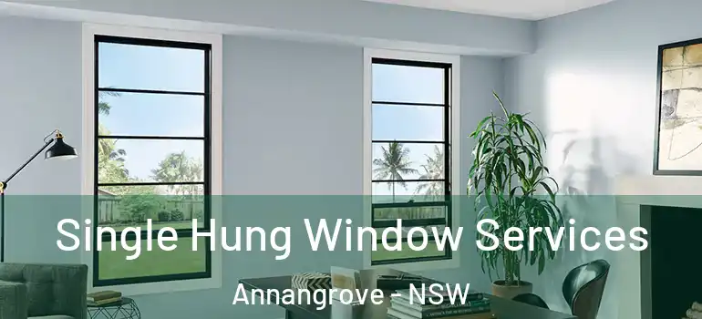 Single Hung Window Services Annangrove - NSW