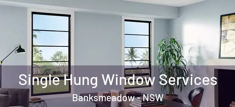 Single Hung Window Services Banksmeadow - NSW