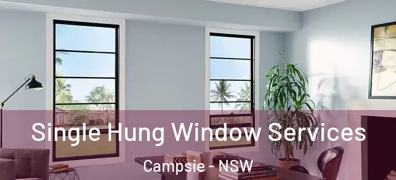 Single Hung Window Services Campsie - NSW