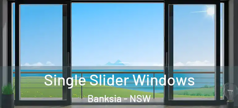 Single Slider Windows Banksia - NSW