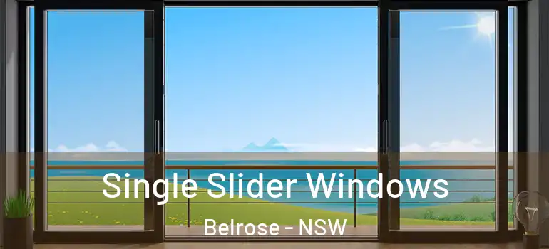 Single Slider Windows Belrose - NSW