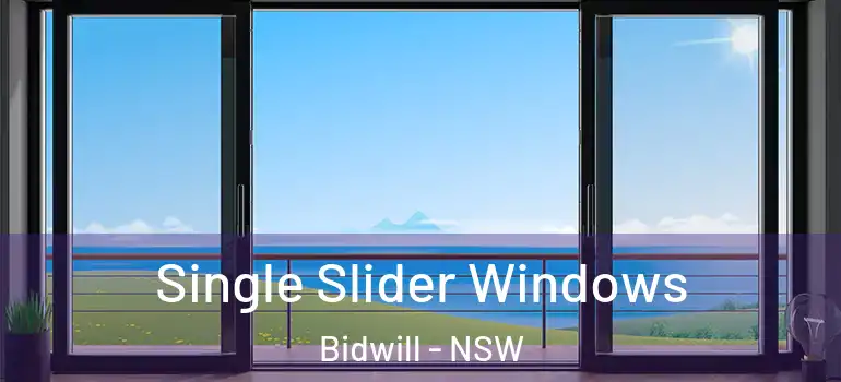 Single Slider Windows Bidwill - NSW