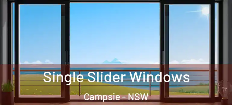 Single Slider Windows Campsie - NSW