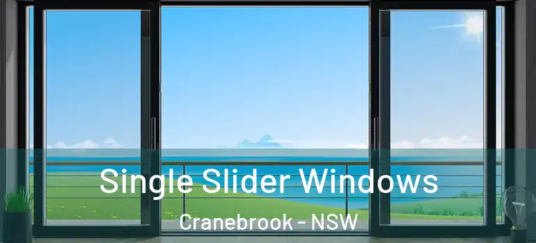 Single Slider Windows Cranebrook - NSW