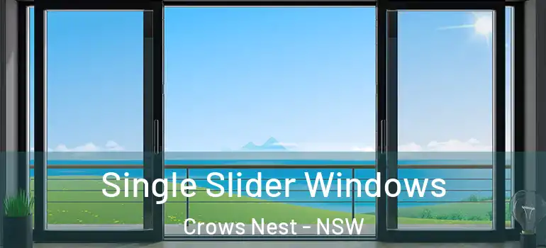  Single Slider Windows Crows Nest - NSW
