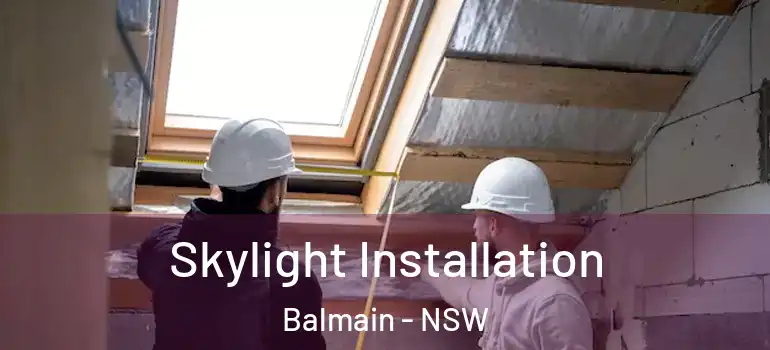 Skylight Installation Balmain - NSW