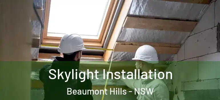 Skylight Installation Beaumont Hills - NSW