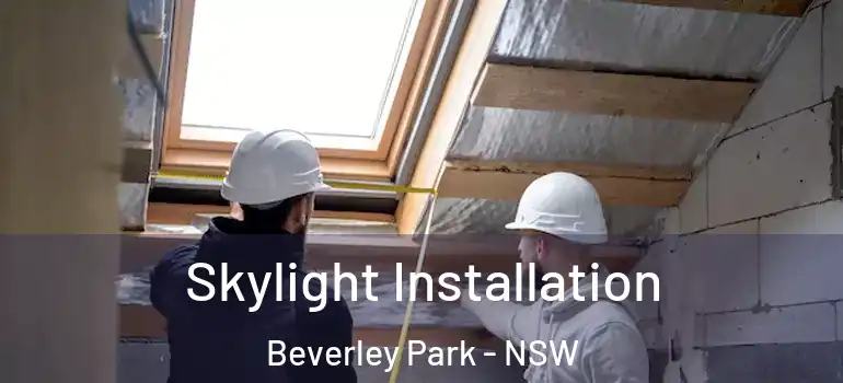  Skylight Installation Beverley Park - NSW