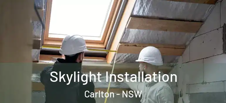 Skylight Installation Carlton - NSW