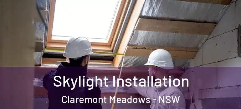 Skylight Installation Claremont Meadows - NSW