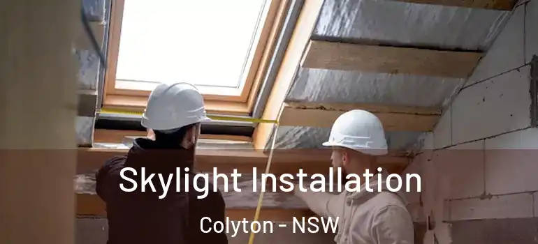 Skylight Installation Colyton - NSW