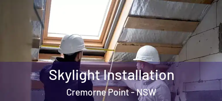 Skylight Installation Cremorne Point - NSW