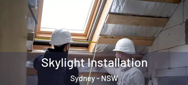 Skylight Installation Sydney - NSW