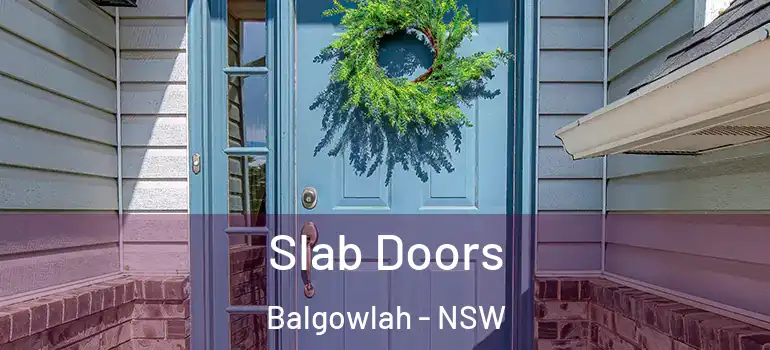  Slab Doors Balgowlah - NSW
