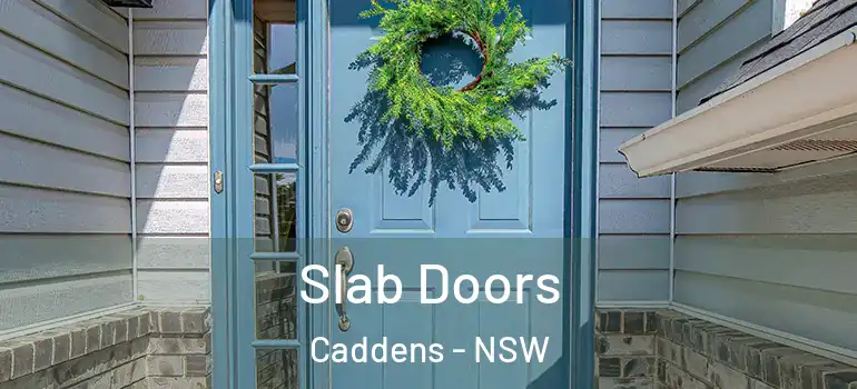Slab Doors Caddens - NSW