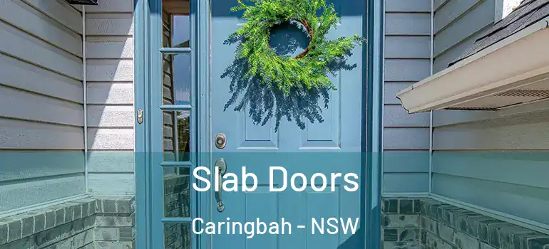 Slab Doors Caringbah - NSW