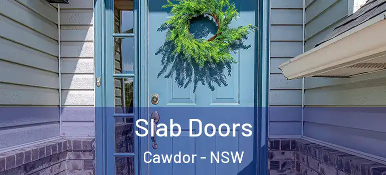Slab Doors Cawdor - NSW