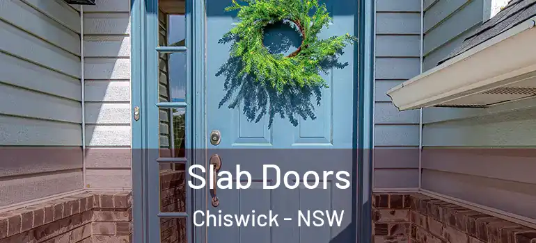 Slab Doors Chiswick - NSW