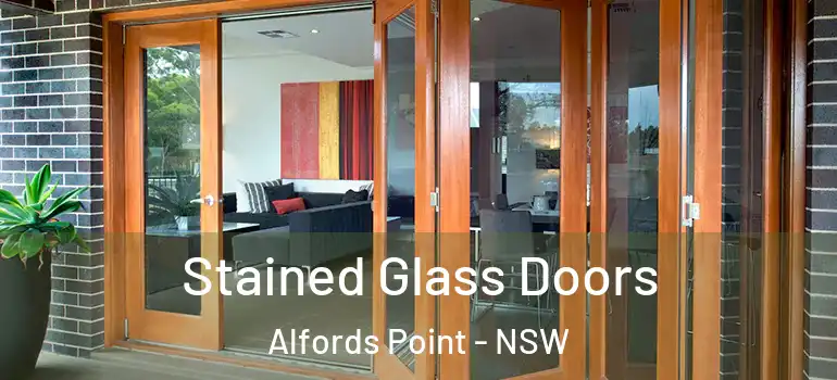 Stained Glass Doors Alfords Point - NSW