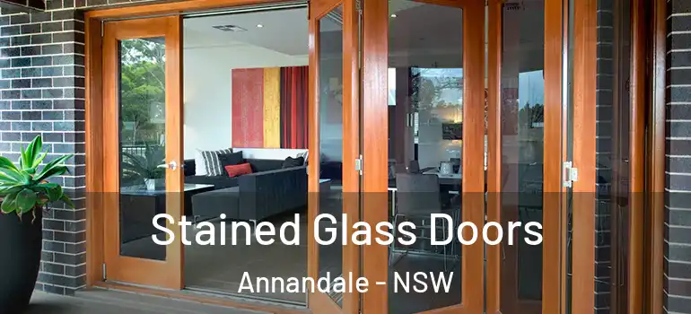 Stained Glass Doors Annandale - NSW